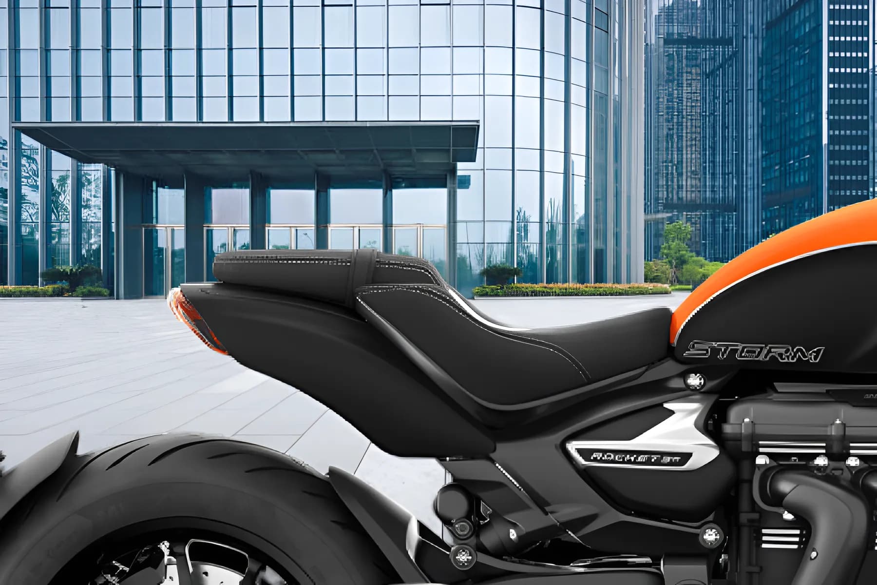 Triumph Rocket 3 Storm Seat View