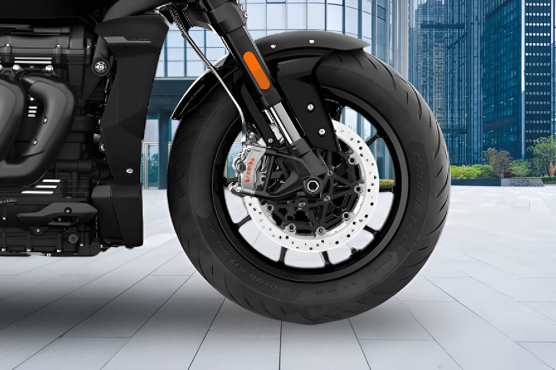 Triumph Rocket 3 Storm Front Wheel View