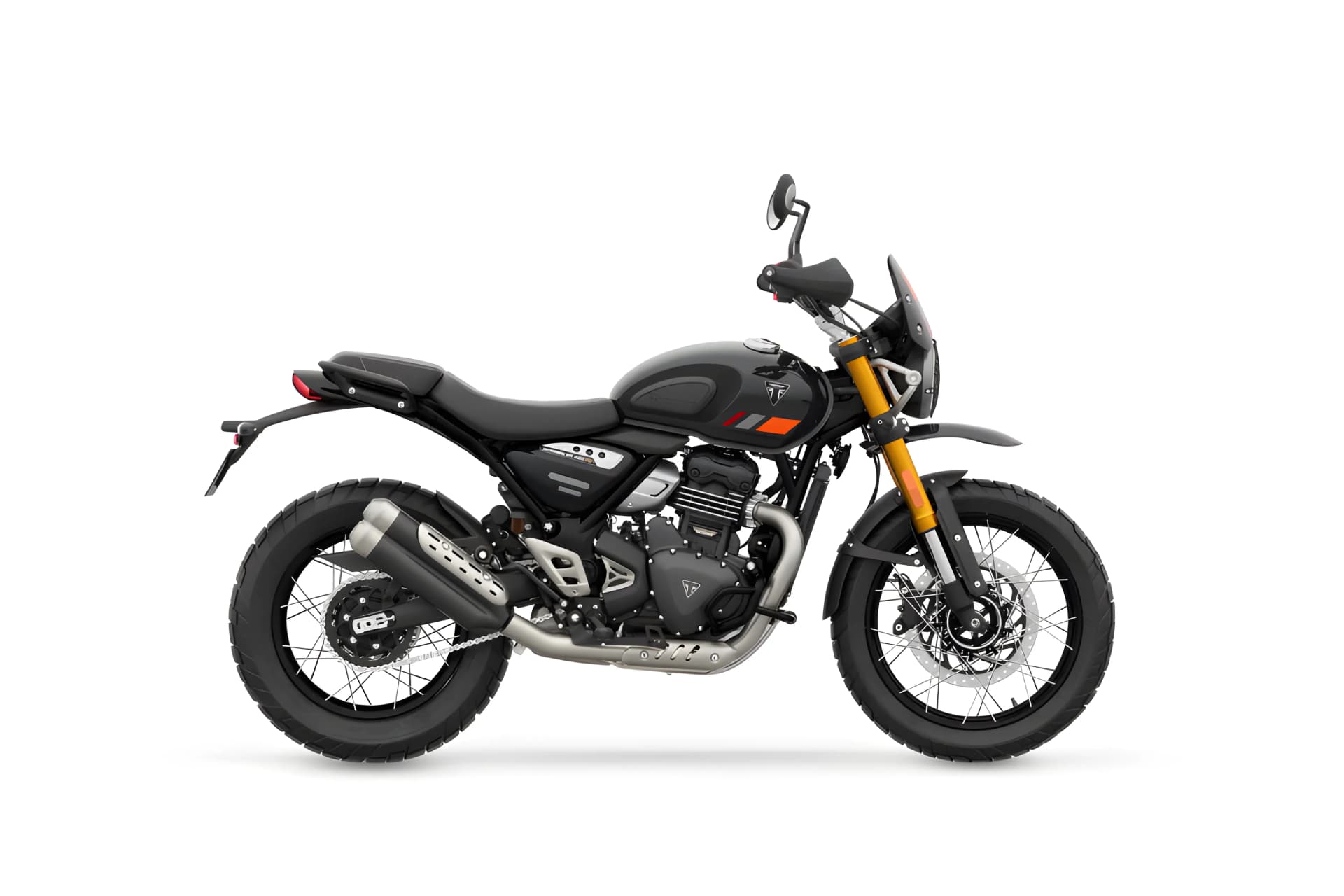 Triumph Scrambler 400 XC Storm Grey color