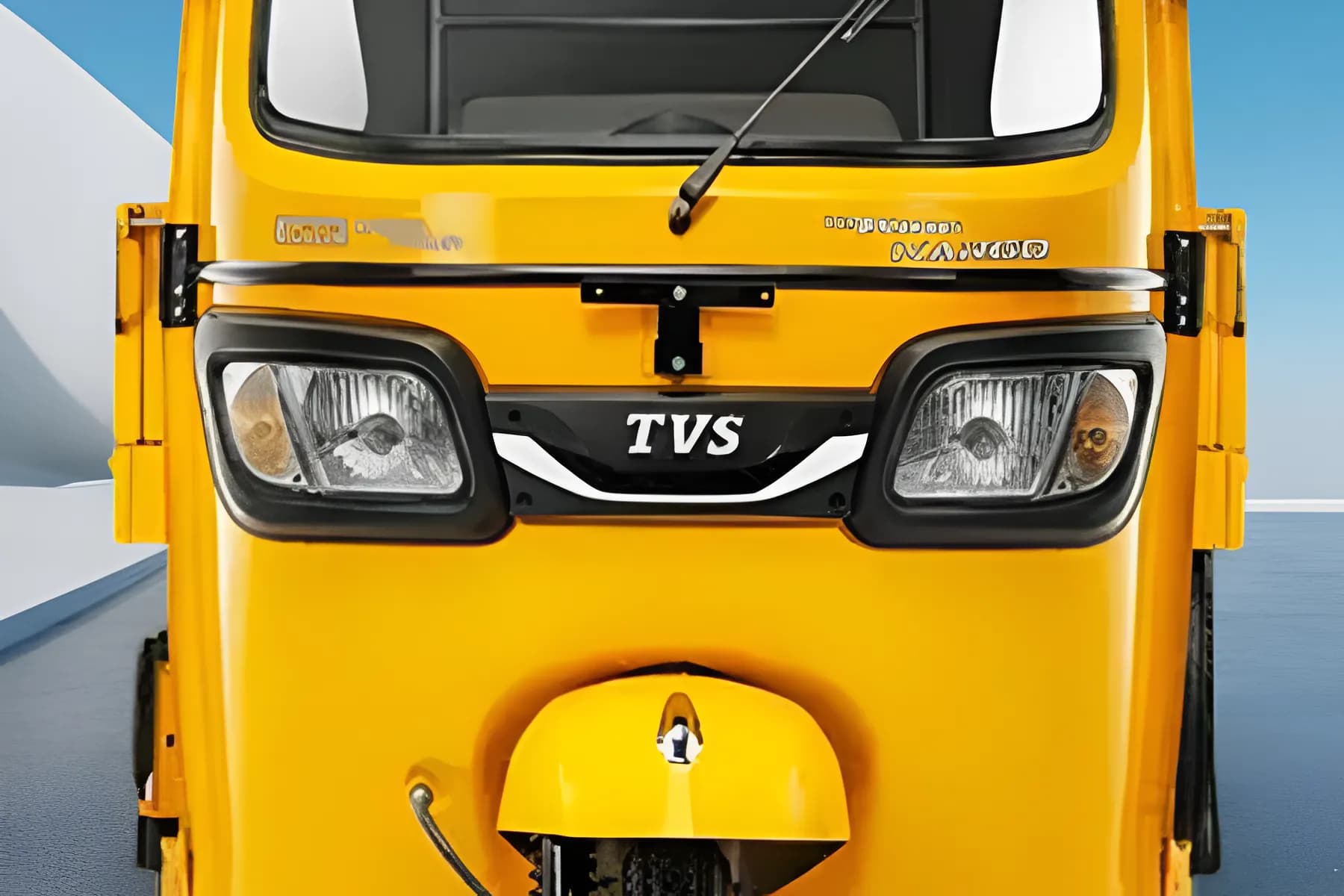 Tvs King Kargo Headlight View