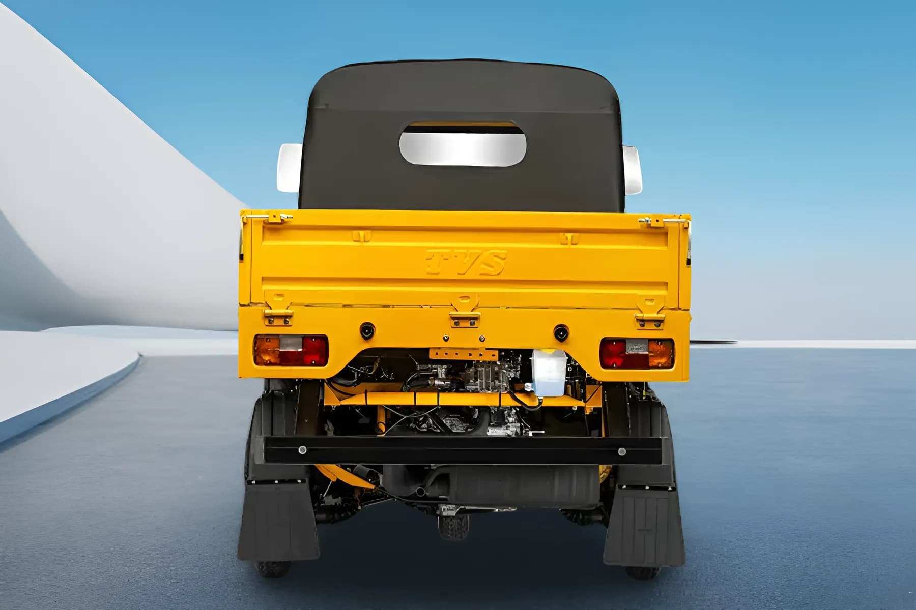Tvs King Kargo Rear View