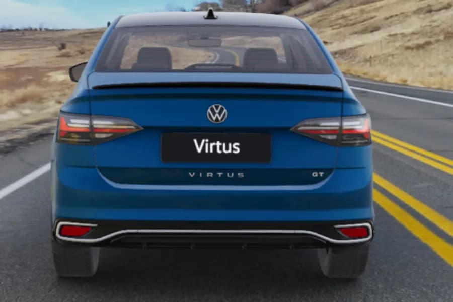 Volkswagen Virtus Chrome Rear View