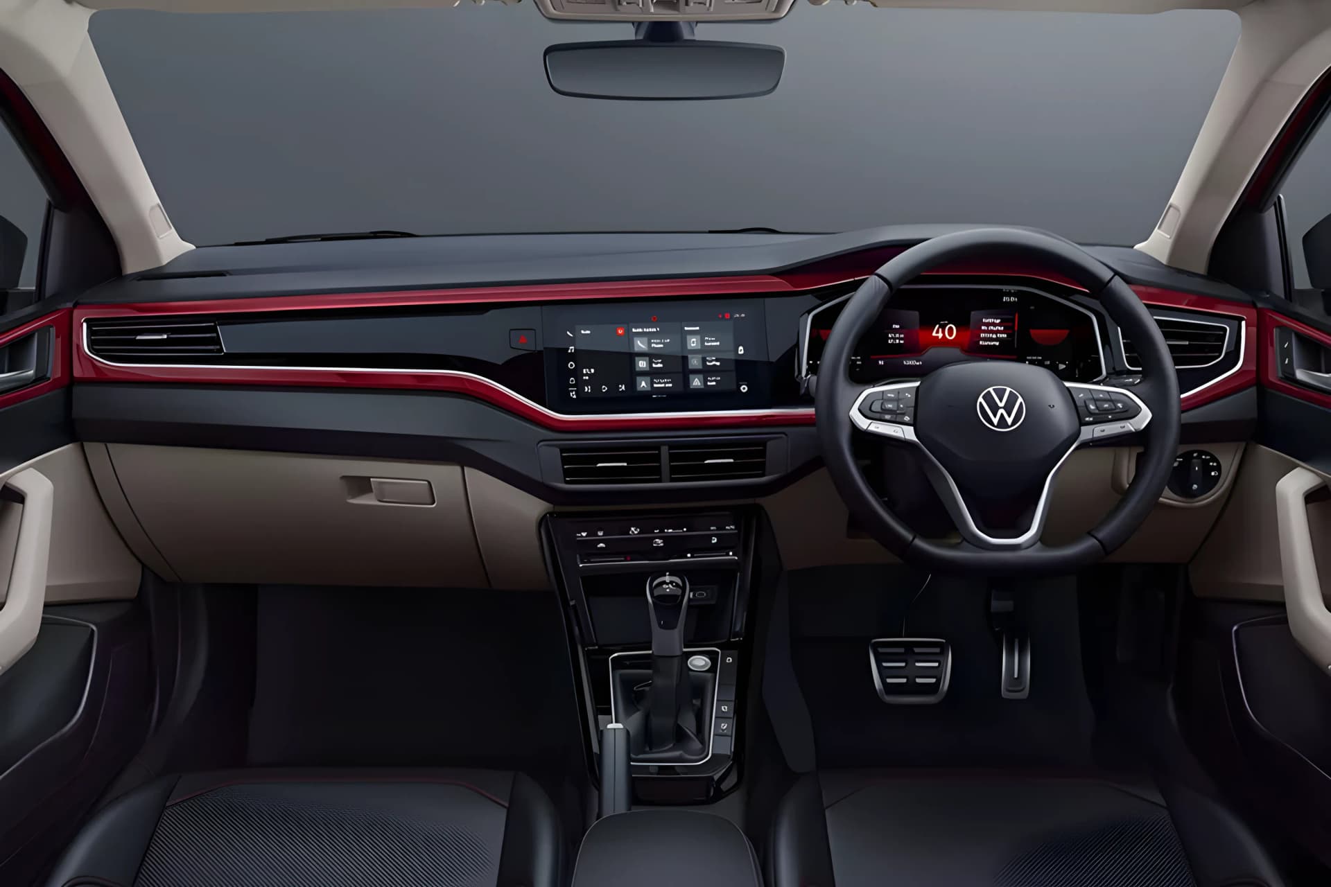 Volkswagen Virtus Chrome Dashboard View