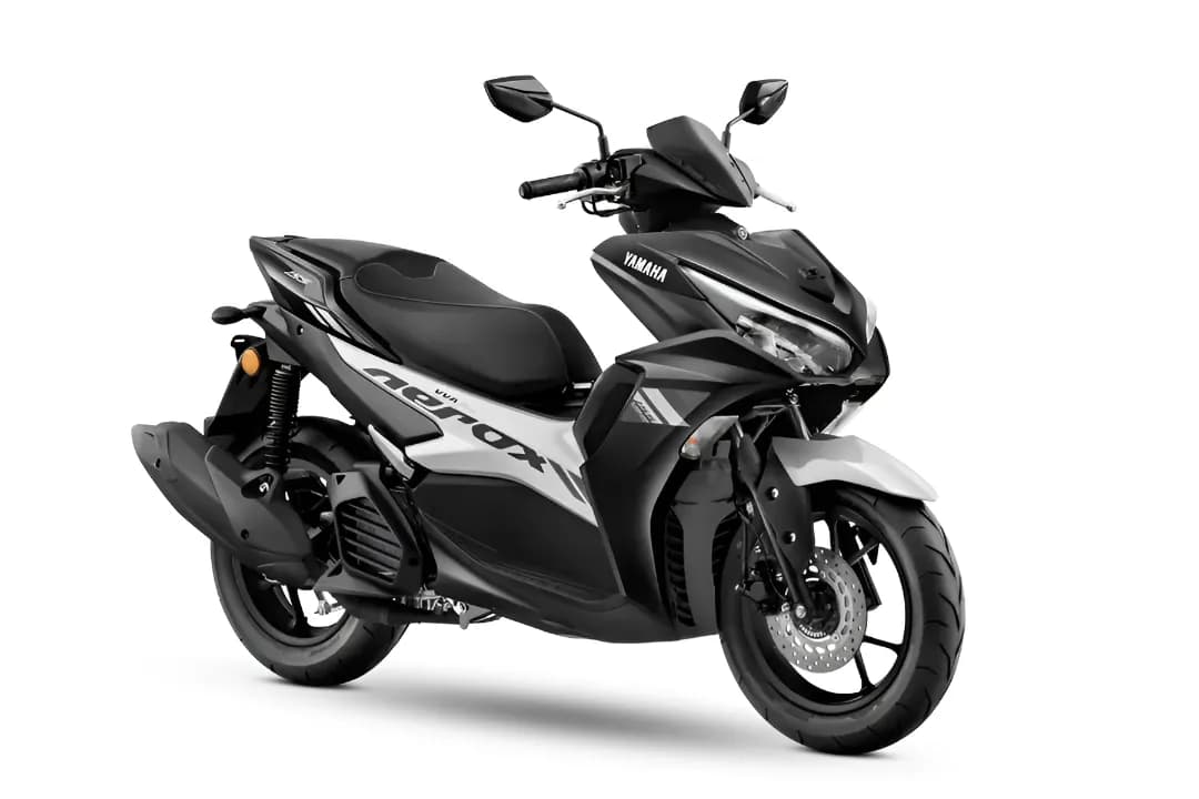 Yamaha Aerox 155 Metallic Black color
