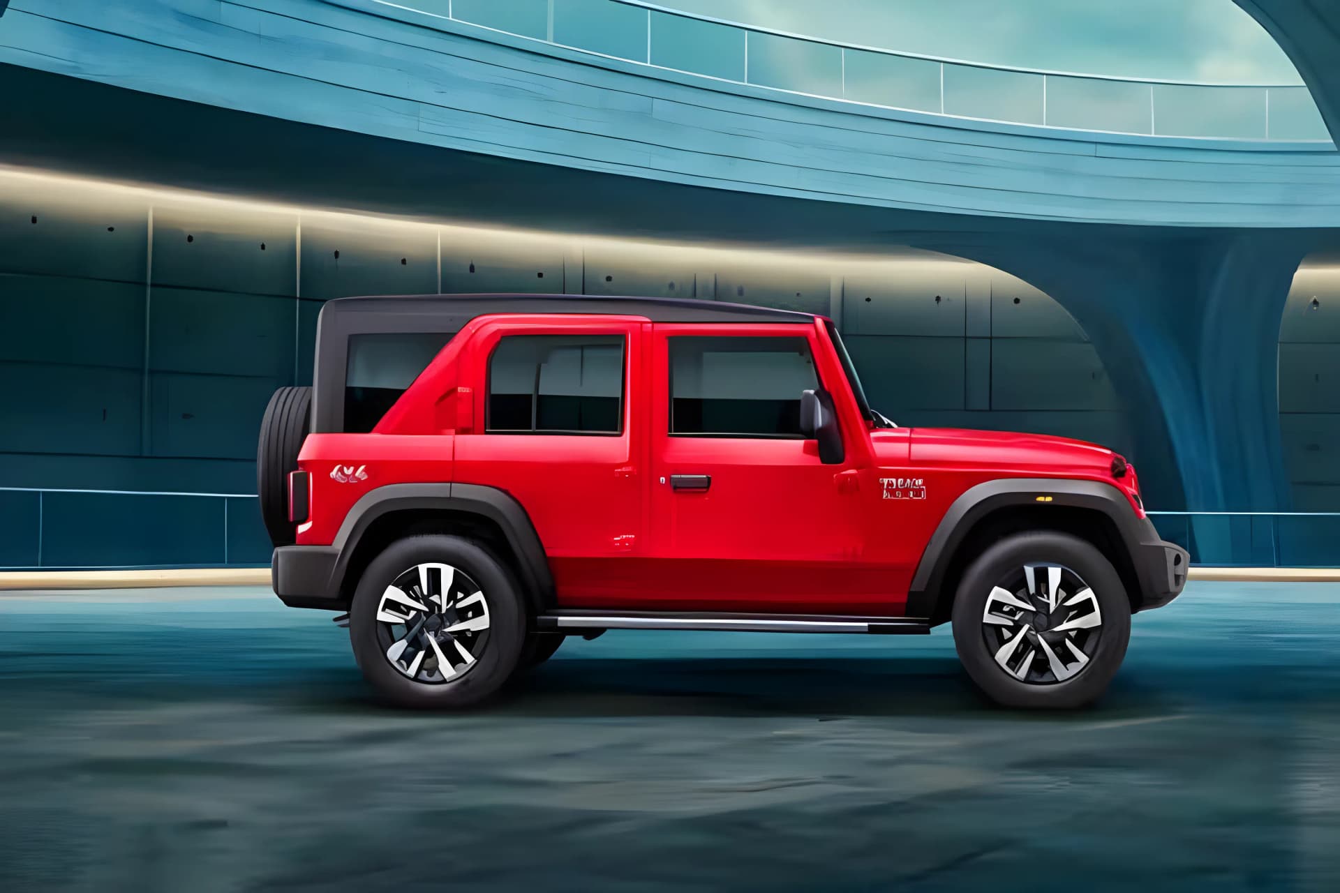 Mahindra Thar Roxx Left Side View
