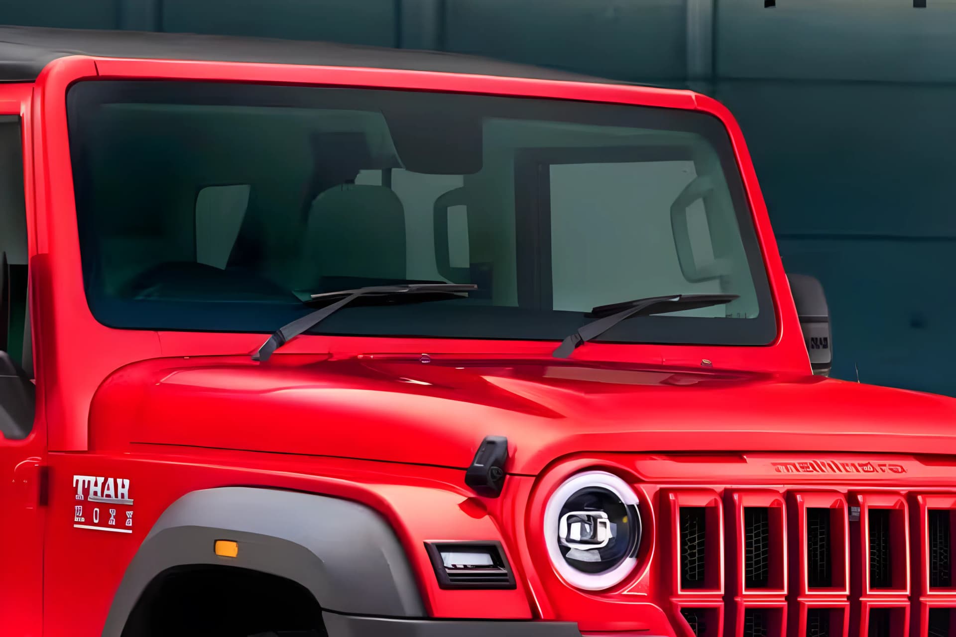 Mahindra Thar Roxx Front Windshild and Wiper View